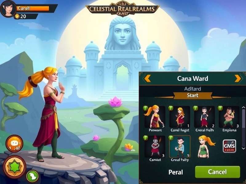 Celestial Realms Quest community event showing players collaborating